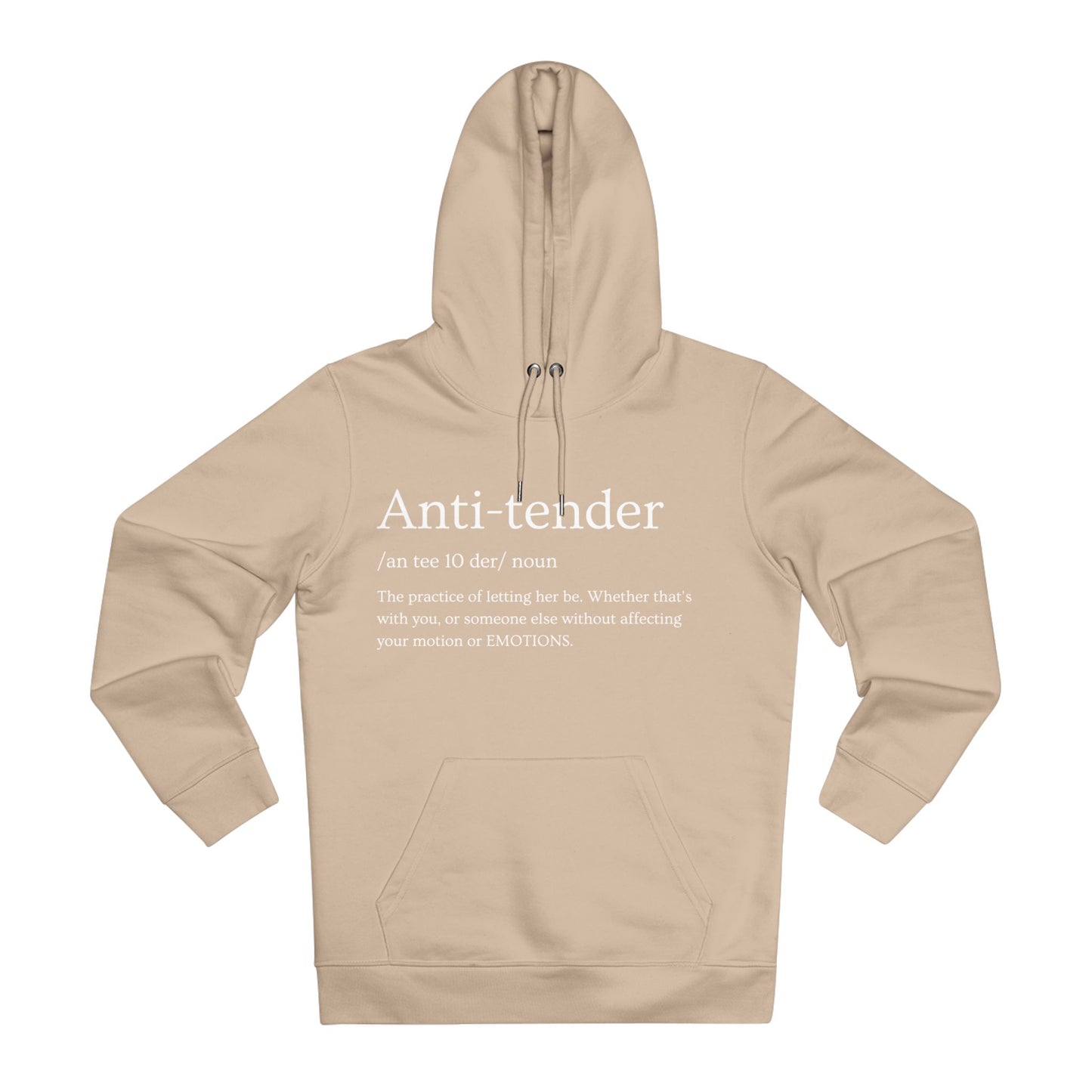 Anti Tender Definition Hoodie