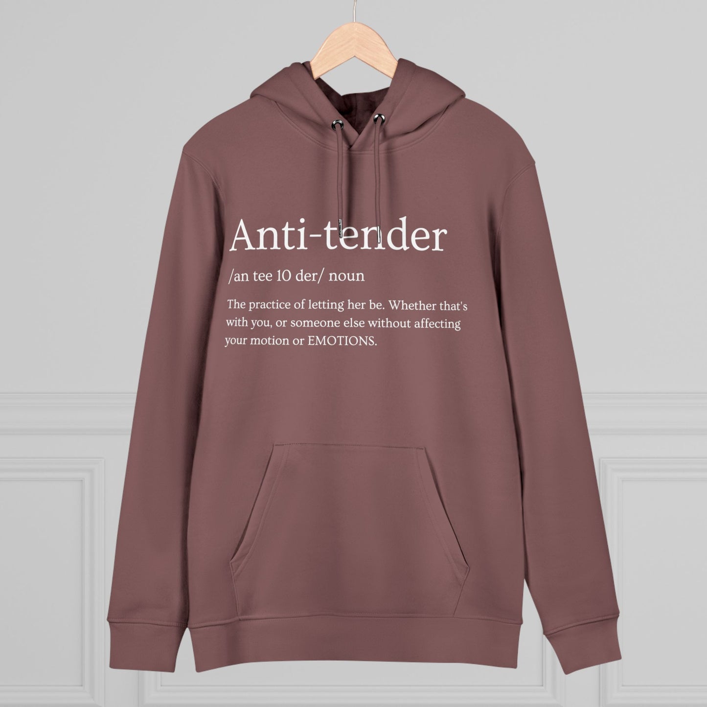 Anti Tender Definition Hoodie